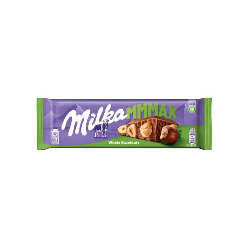 MILKA MAX HAZELNUT CHOCOLATE BLOCK 250G