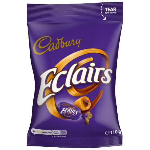 CADBURY ECLAIRS CLASSIC CHOCOLATE BAG 110G