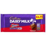 CADBURY DAIRY DAIM CHOCOLATE BLOCK PMP £1.75 120G
