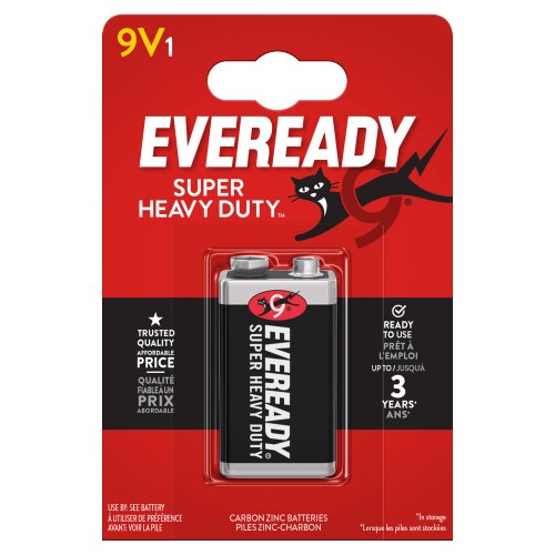 EVEREADY SUPER HEAVY DUTY 9V 1PACK