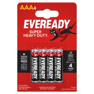 EVEREADY SUPER HEAVY DUTY AAA FSB4 4PK