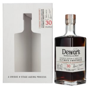 Dewar's 30 Years Old Double Double Aged Blended Scotch Whisky 46% Vol. 0,5l in gift box