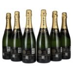 Moët & Chandon Champagne IMPÉRIAL Brut 12.5% vol. 6x0.75l in gift box with 6 glasses