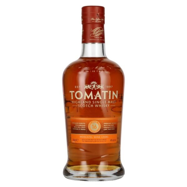 Tomatin 16 Years Old MOSCATEL WINE CASKS 46% vol. 0.7 l