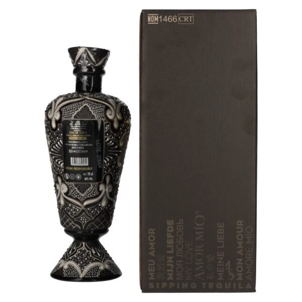 Amor Mío Tequila Gran Reserva Añejo 100% Agave Azul 40% Vol. 0,7l in gift box