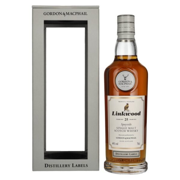 Gordon & MacPhail LINKWOOD 25 Years Old Distillery Labels 46% Vol. 0,7l in gift box
