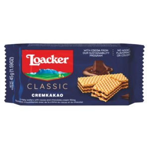 LOACKER CREMKAKAO WAFERS 45G