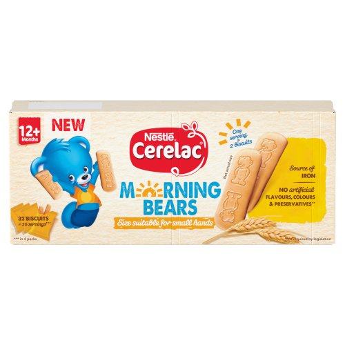 CERELAC MORNING BEAR BISCUITS 12M+180G