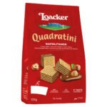 LOACKER QUADRATINI NAPOLITANER BITE SIZE WAFER COOKIES 125G
