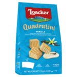 LOACKER QUADRATINI VANILLA BITE SIZE WAFER COOKIES 125G
