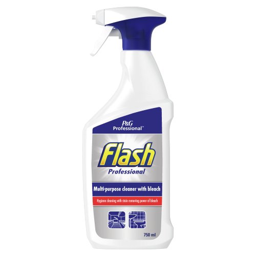 FLASH PROFESSIONAL SPRAY CLEANER BLEACH 750ML
