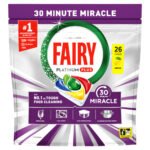 FAIRY MIRACLE DISHWASHING TABLET LEMON 26S