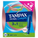 TAMPAX COMPAK PEARL TAMPONS SUPER 20S