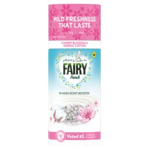 FAIRY FABRIC ENHANCERS GRANULES CHERRY BLOSSOM & NORDIC COTTON 155G 13W