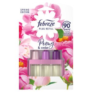 FEBREZE 3VOLUTION AIR FRESHENER PLUG-IN REFILL PEONY & CEDAR 20ML