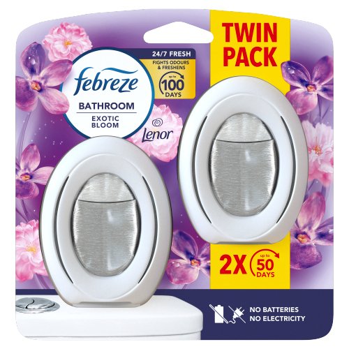 FEBREZE BATHROOM AIR FRESHENER LIQUID MEMBRANE EXOTIC BLOOM 15ML
