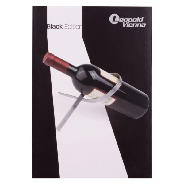 Leopold Vienna wine bottle holder Nodo Black Edition