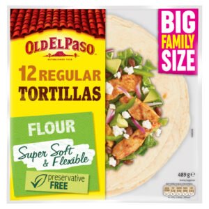 OLD EL PASO FLOUR TORTILLA FAMILY PACK 489G