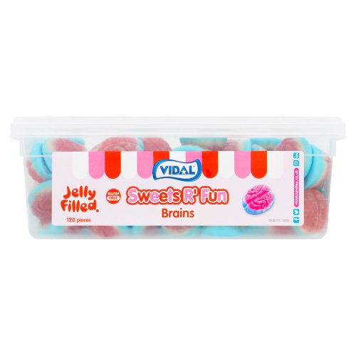 VIDAL 120 SWEETS R' FUN BRAINS JELLY FILLED 7.5G