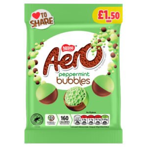 AERO BUBBLES PEPPERMINT POUCH PMP £1.50 80G