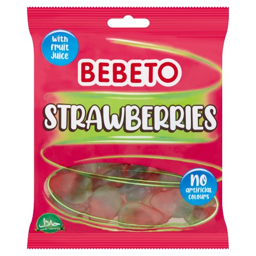 BEBETO STRAWBERRIES PMP £1.00 150G