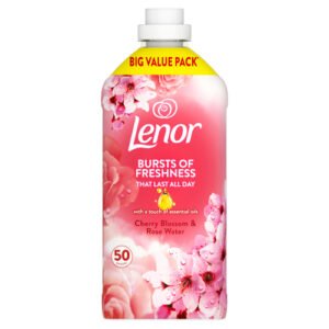 LENOR FABRIC CONDITIONER 50 W CHERRY BLOSSOM & ROSE WATER 1.65L