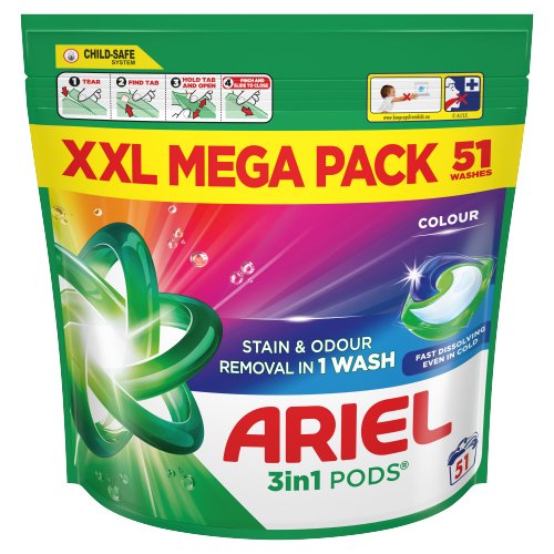 ARIEL ALL IN 1 PODS COLOUR 51W