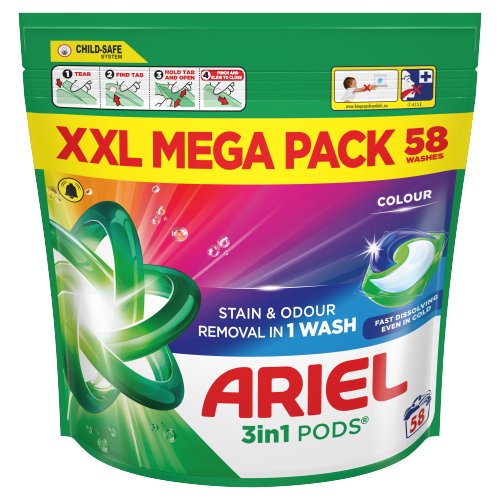 ARIEL ALL IN 1 PODS COLOUR 58S