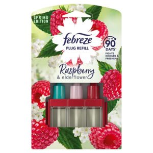 FEBREZE 3VOLUTION AIR FRESHENER PLUG IN REFILL RASPBERRY & ELDERFLOWER 20ML