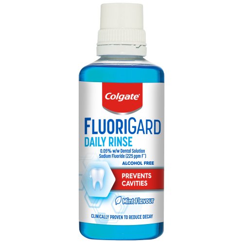 COLGATE MOUTH RINSE FLUORIGARD BLUE 400ML