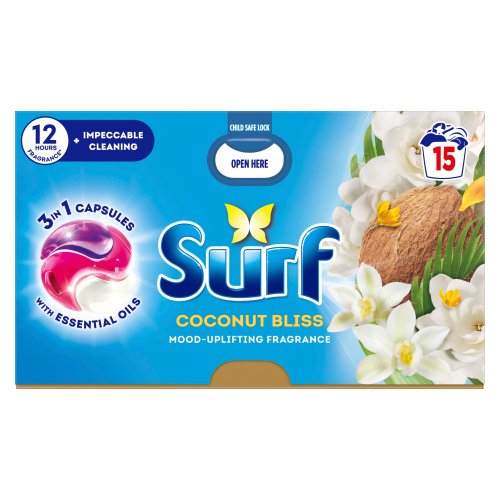 SURF CAPSULES COCONUT BLISS 15W