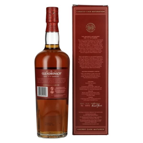 The GlenDronach ODE TO THE EMBERS Highland Single Malt 48,4% Vol. 0,7l in gift box