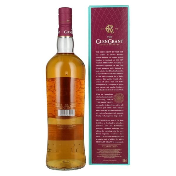 Glen Grant 15 Years Old BATCH STRENGTH Single Malt Whisky 50% Vol. 1l in gift box