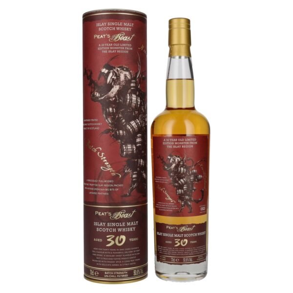 Peat's Beast 30 Years Old Islay Single Malt Limited Edition 50,6% Vol. 0,7l in gift box