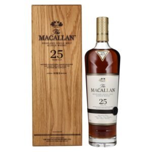 The Macallan 25 Years Old SHERRY OAK 2023 43% Vol. 0,7l in wooden box