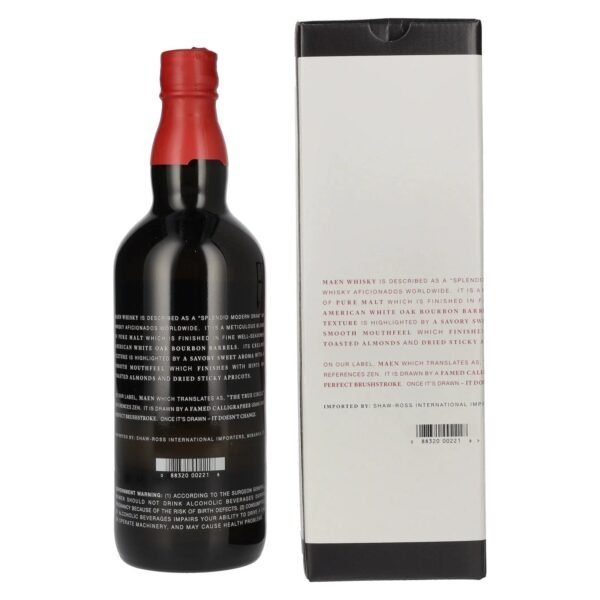 Maen The Perfect Circle 8 Years Old Whisky 43% Vol. 0,7l in gift box