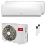 TCL Elite F2 dual split air conditioner 12000+18000 BTU inverter A++ wifi external unit 7.9 kW