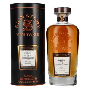 Signatory Vintage Benriach 11 Years Old, First-Fill Amontillado Cask, Cask Strength #101 2015, 58.4% vol., 0.7 l in a tin box