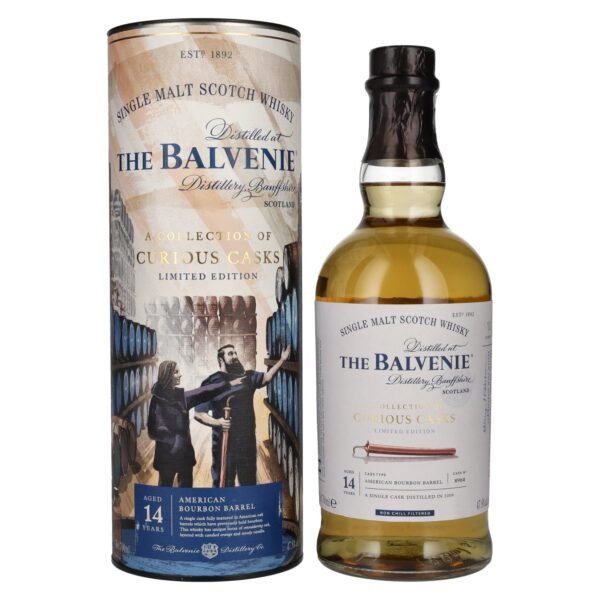 The Balvenie 14 Years Old A Collection of Curious Casks AMERICAN BOURBON BARREL 47,8% Vol. 0,7l in gift box