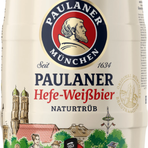 Paulaner Hefe-WeiÃŸbier NaturtrÃ¼b Partyfass 5L