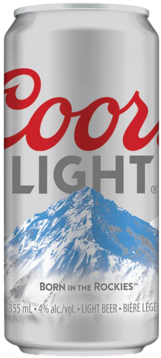 Coors Light Import Can