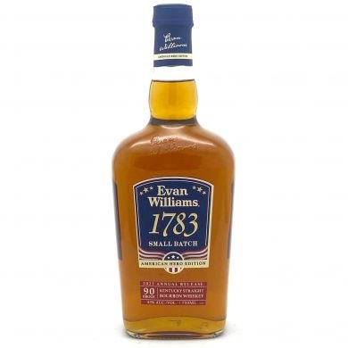 Evan Williams 1783 "American Hero 2023 Annual Release" Bourbon Whiskey 0.7L (45% Vol.)