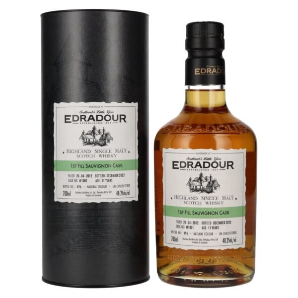 Edradour 11 Years Old ST. MICHAEL-EPPAN Sauvignon Cask #1001 2012 48,2% Vol. 0,7l in gift box