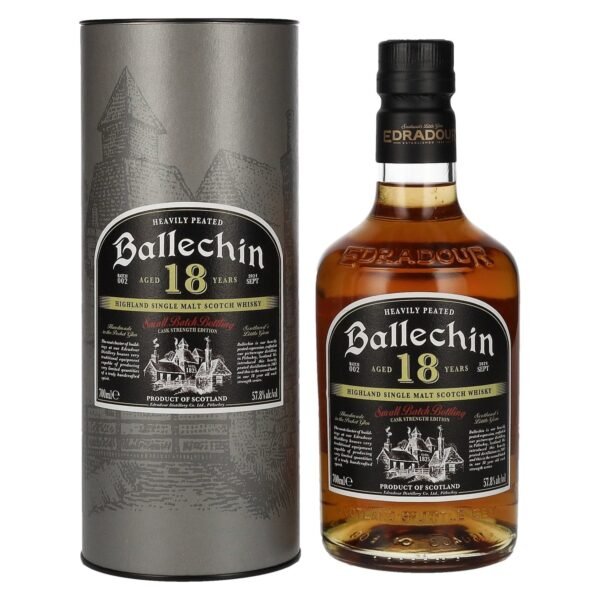 Edradour Ballechin 18 Years Old Cask Strength Batch #2 57,8% Vol. 0,7l in gift box