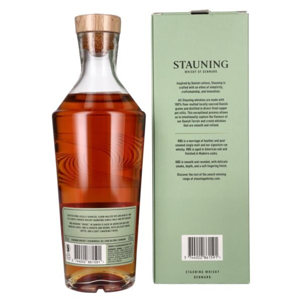 Stauning RØG Smoked Danish Whisky 43% Vol. 0,7l in gift box