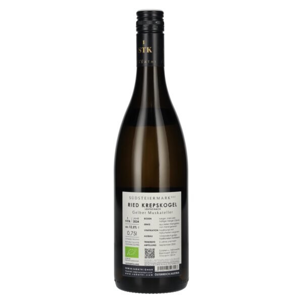 Erwin Sabathi Gelber Muskateller Ried Krepskogel Südsteiermark DAC 2024 12,5% Vol. 0,75l