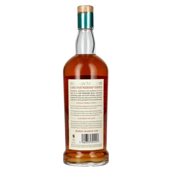 Murray McDavid PARTNERSHIP SERIES 8 Years Old Glen Moray PX Sherry Cask 2017 55.3% ABV 0.7l