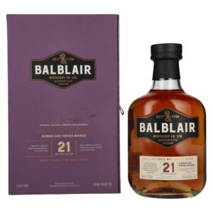 Balblair 21 Years Old Highland Oloroso Cask Single Malt 46% Vol. 0,7l in gift box