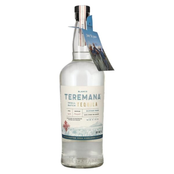 Teremana Tequila Blanco 100% Puro de Agave Small Batch 40% Vol. 1l