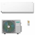Hisense Uni HB dual split air conditioner 9000+9000 BTU inverter A++ wifi outdoor unit 5 kW